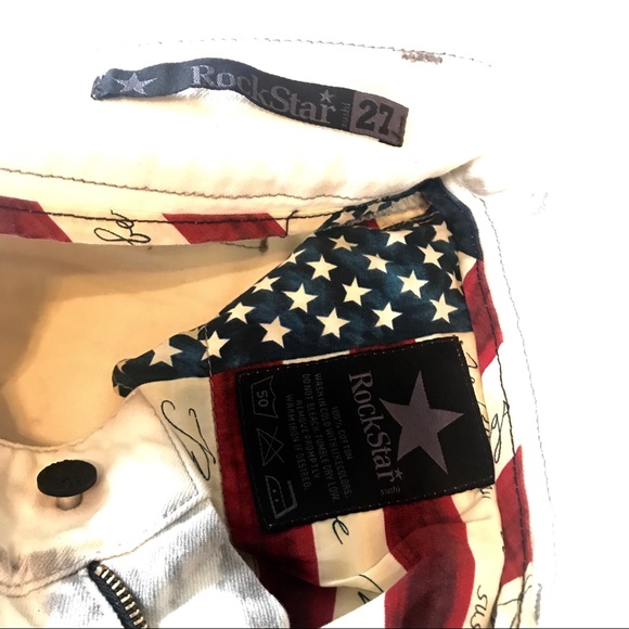 🎸⭐️ ROCKSTAR ⭐️🎸 SUSHI “MOTO” PANTS Women SZ27 - Picture 4 of 8